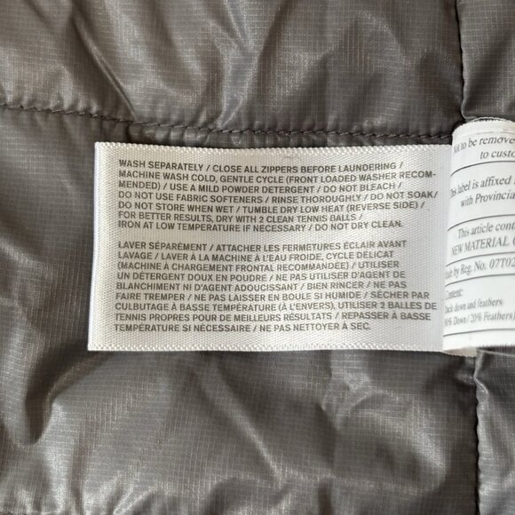 FIG Down Filled Womens Winter Long Jacket Oslo Parka Coat Beige Gray Hooded Snow - Picture 14 of 16